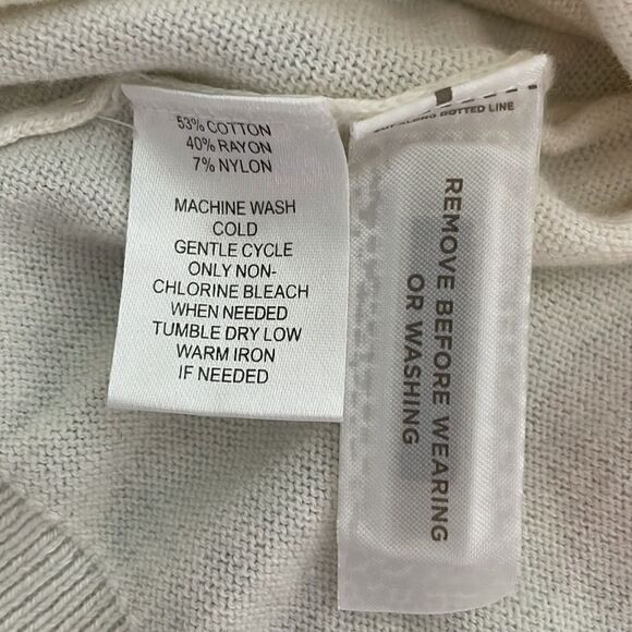 Loft Cream 3/4 Sleeve Cardigan - Picture 6 of 6